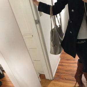 TOPSHOP suede bag